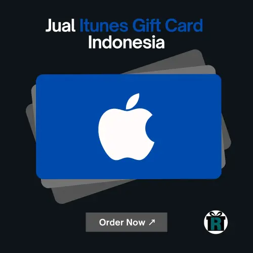 Jual iTunes Gift Card Indonesia proses cepat & terpercaya