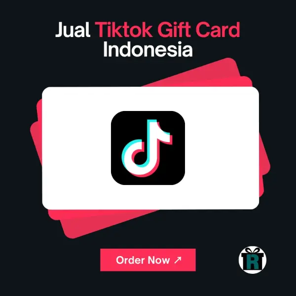 TikTok Gift Card kode digital resmi